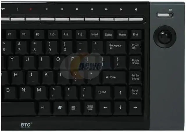 Alt view image 5 of 8 - BTC 9039URF III 86 Normal Keys 16 Function Keys 2.4GHz Wireless Mini Media Control Keyboard