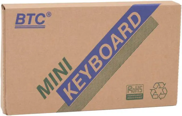 Alt view image 3 of 3 - BTC 5100C Black 80 Normal Keys PS/2 Mini Magic Keyboard