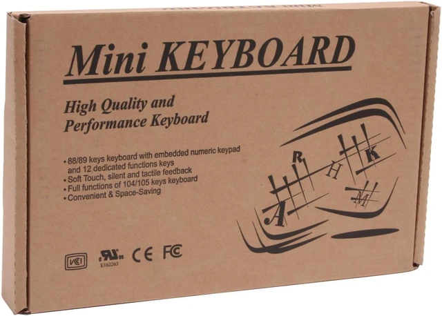 SolidTek KB-595BU Black USB Wired Mini Keyboard - Newegg.com