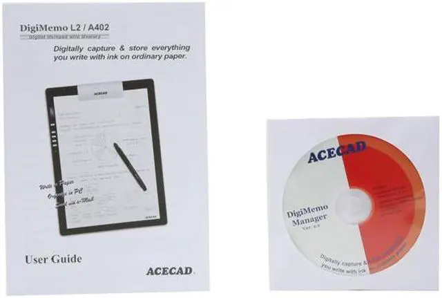 Alt view image 7 of 8 - SolidTek DM-L2 8" x 11" Active Area USB Acecad Digimemo L2 Digital Notepad