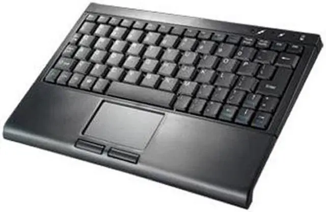 Main image of SolidTek KB-3462B-BT Black Bluetooth Wireless Super mini 6" x 9" Keyboard w/ Touchpad