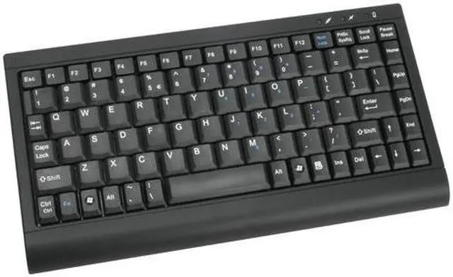 Main image of SolidTek ask-3952(us)black Black 88 Normal Keys Bluetooth Wireless Mini Keyboard 12.25"(L)