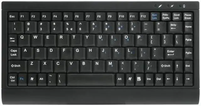 Alt view image 2 of 4 - SolidTek ask-3952(us)black Black 88 Normal Keys Bluetooth Wireless Mini Keyboard 12.25"(L)