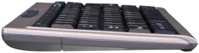 Alt view image 3 of 5 - SolidTek KB-P3100SU Silver/Black USB Wired Super Mini Keyboard