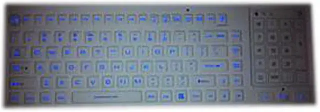 Main image of SolidTek KB-IKB700BL White USB Wired Washable Backlit Keyboard