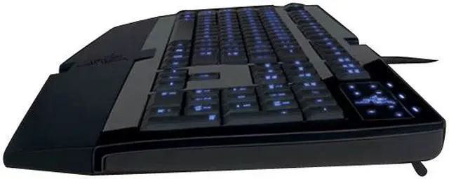 Alt view image 6 of 7 - RAZER Lycosa RZ03-0018010 Black 104 Normal Keys USB Standard Gaming Keyboard