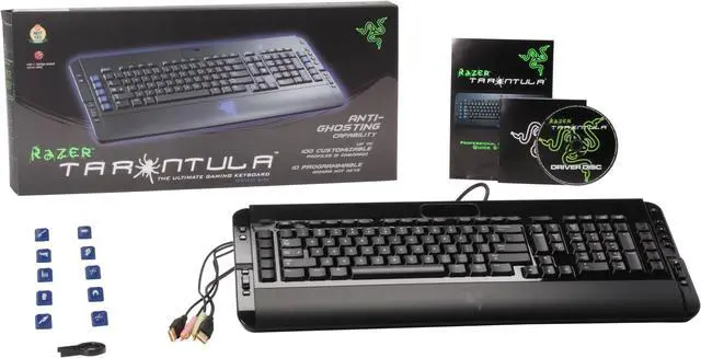 Alt view image 4 of 4 - RAZER Tarantula Black 104 Normal Keys 20 Function Keys USB Standard Gaming Keyboard