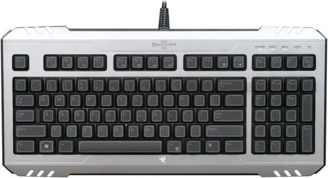 Alt view image 2 of 7 - RAZER Black USB Wired Marauder StarCraft II Gaming Keyboard