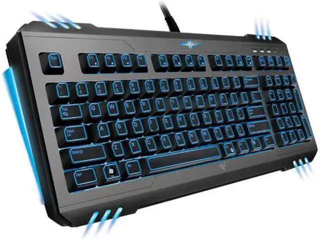 Alt view image 4 of 7 - RAZER Black USB Wired Marauder StarCraft II Gaming Keyboard