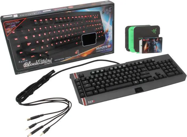 Alt view image 4 of 4 - RAZER RZ03-00381800-R3M1 BlackWidow Ultimate Mass Effect 3 Edition Keyboard