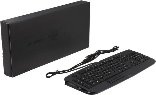 Alt view image 5 of 5 - RAZER Anansi RZ03-00550100 Black USB Wired Gaming Keyboard