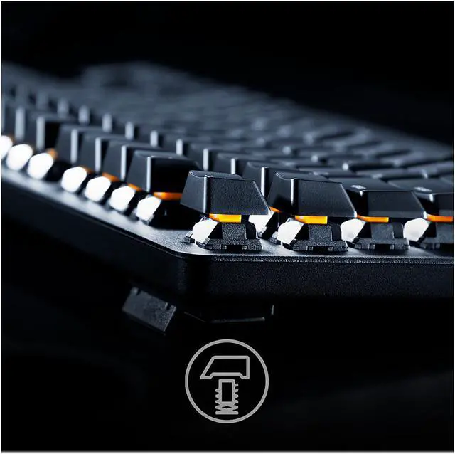 Alt view image 9 of 13 - Razer BlackWidow Lite – Silent Mechanical Gaming Keyboard - US Layout NASA (Orange Switch)