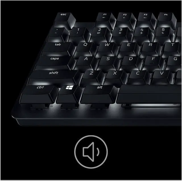 Alt view image 10 of 13 - Razer BlackWidow Lite – Silent Mechanical Gaming Keyboard - US Layout NASA (Orange Switch)
