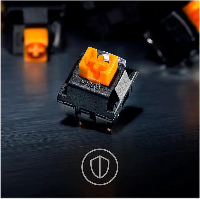 Alt view image 14 of 13 - Razer BlackWidow Lite – Silent Mechanical Gaming Keyboard - US Layout NASA (Orange Switch)