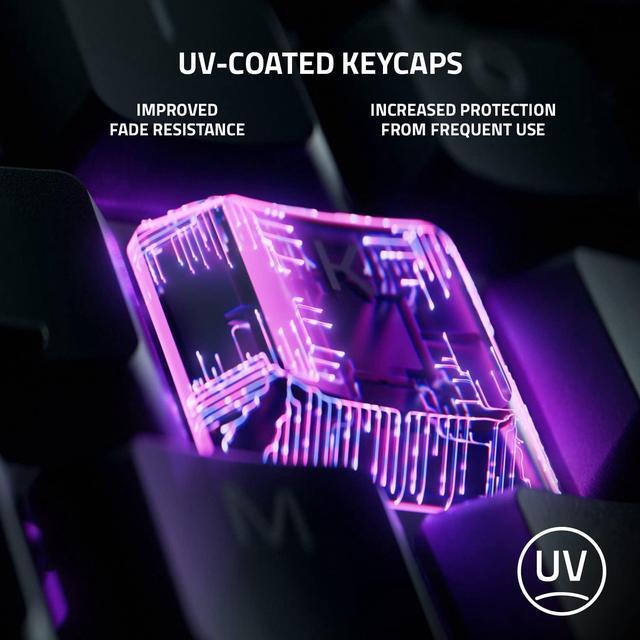 Alt view image 4 of 7 - Razer Ornata V3 X Gaming Keyboard: Low-Profile Keys - Silent Membrane Switches - UV-Coated Keycaps - Spill Resistant - Chroma RGB Lighting - Ergonomic Wrist Rest - Classic Black
