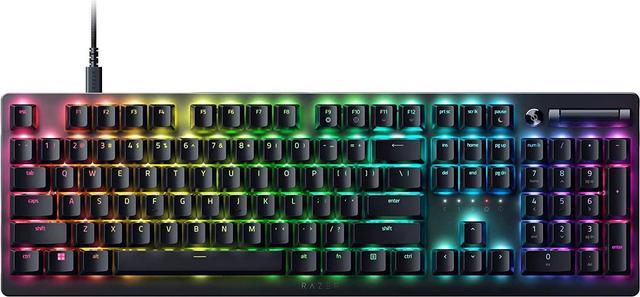 Razer DeathStalker V2 Gaming Keyboard: Low-Profile Keys - Linear Red Optical  Switches - Ultra-Durable Coated Keycaps - Durable Aluminum Top Plate -  Multi-Function Roller and Media Button - Chroma RGB 