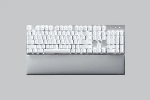 Alt view image 7 of 10 - Razer Pro Type Ultra Wireless Mechanical Keyboard: Silent, Linear Switches - Ergonomic Design - HyperSpeed Technology - Connect up to 4 Devices - Fully Programmable Keys & Smart Controls
