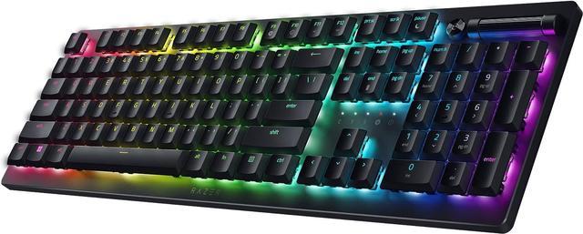 Open box Razer gaming keyboard sale clicky optical switches