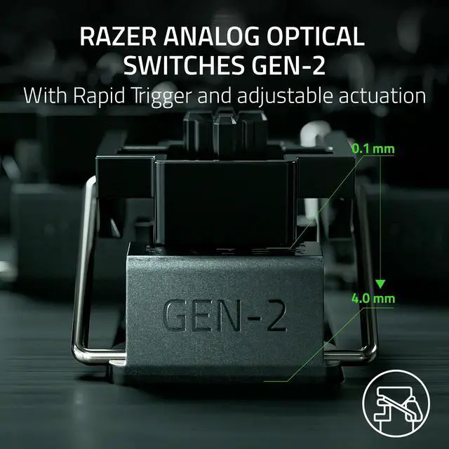 Alt view image 5 of 13 - Razer Huntsman V3 Pro Analog Optical Esports Keyboard