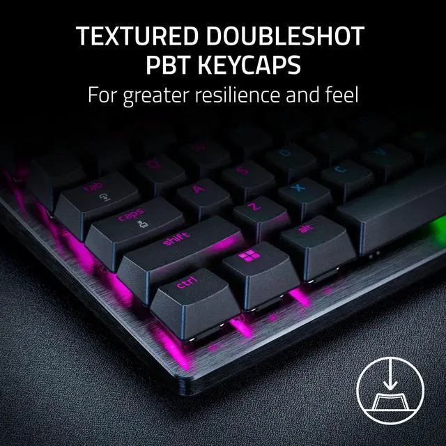 Alt view image 10 of 13 - Razer Huntsman V3 Pro Analog Optical Esports Keyboard
