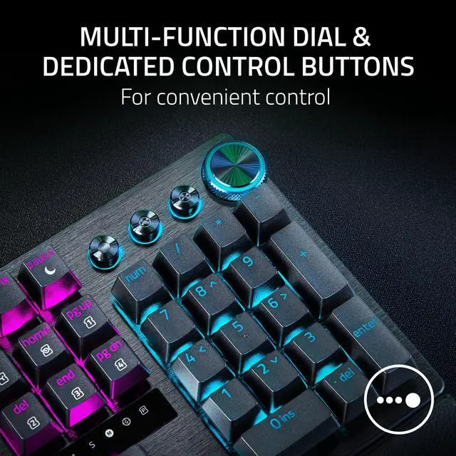 Alt view image 11 of 13 - Razer Huntsman V3 Pro Analog Optical Esports Keyboard