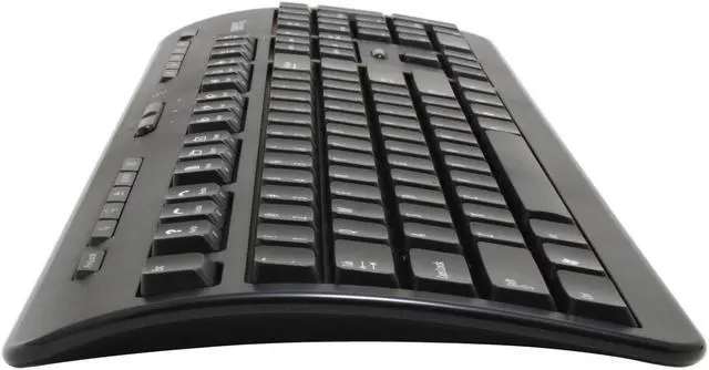 Alt view image 3 of 8 - BenQ x805 Black 104 Normal Keys 12 Function Keys RF Wireless Ergonomic Keyboard & Mouse