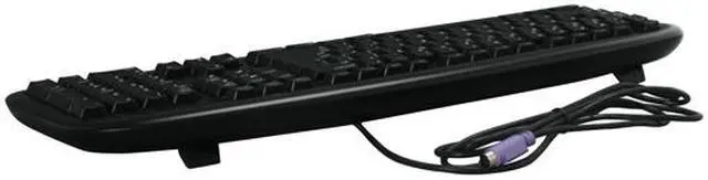 Alt view image 3 of 4 - Logitech Value 100 Black 104 Normal Keys PS/2 Standard Keyboard - OEM