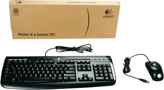 Alt view image 7 of 7 - Logitech Internet 350 Black 104 Normal Keys 8 Function Keys USB Standard Desktop - OEM