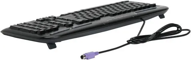 Alt view image 6 of 8 - Logitech Media Black 103 Normal Keys 12 Function Keys PS/2 Wired Standard Keyboard
