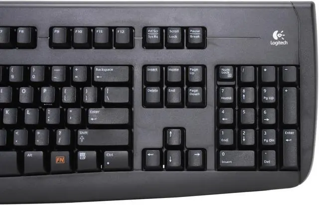 Alt view image 5 of 15 - Logitech Deluxe 660 920-000492 Black 104 Normal Keys USB Cordless Standard Desktop - OEM