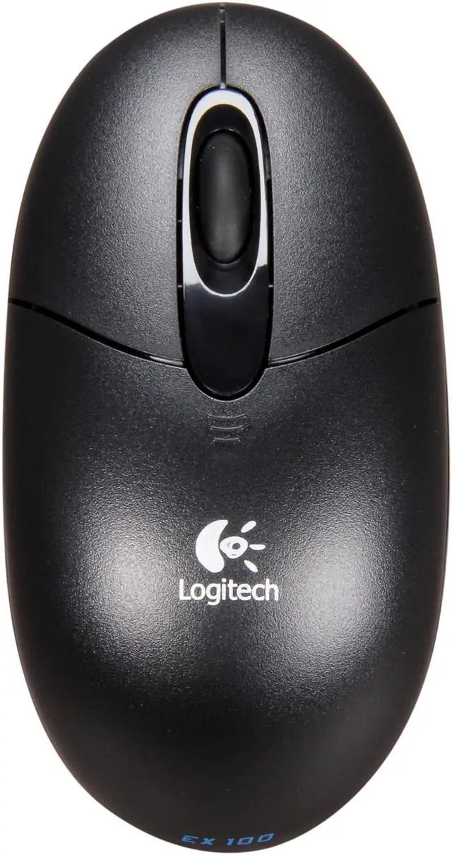 Alt view image 4 of 7 - Logitech Cordless Desktop EX 100 Black 102 Normal Keys USB RF Wireless Standard Keyboard and Mouse