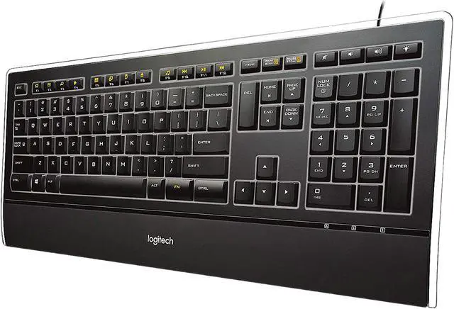 Alt view image 3 of 5 - Logitech K740 Illuminated USB Keyboard