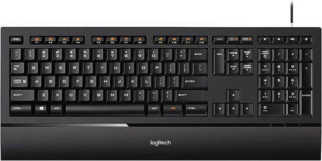 Alt view image 5 of 5 - Logitech K740 Illuminated USB Keyboard