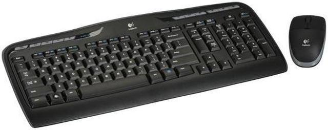 konvergens Trænge ind trone Logitech Black USB Wireless Desktop MK300 Keyboard and Mouse - Retail -  Newegg.com