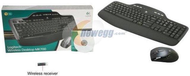 Alt view image 7 of 8 - Logitech MK700 Black USB 2.4 GHz Wireless Desktop