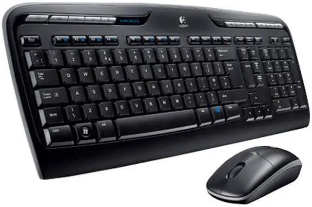 Main image of Logitech MK300 Black 104 Normal Keys 11 Function Keys Wireless Standard Keyboard and Mouse