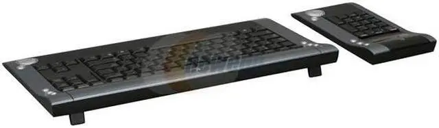 Alt view image 3 of 8 - Logitech diNovo Media Desktop Laser - 103 Normal Keys 16 Function Keys USB Bluetooth Wireless Slim Keyboard & MX 1000 Laser Mouse Combo - White Box
