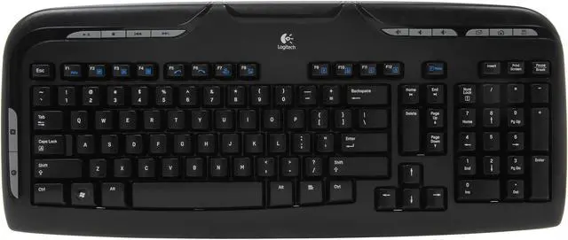 Alt view image 2 of 7 - Logitech Cordless Desktop LX 310 Laser