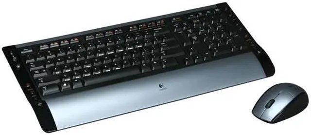 Main image of Logitech LX 710 Laser Black 102 Normal Keys 18 Function Keys Cordless Standard Desktop
