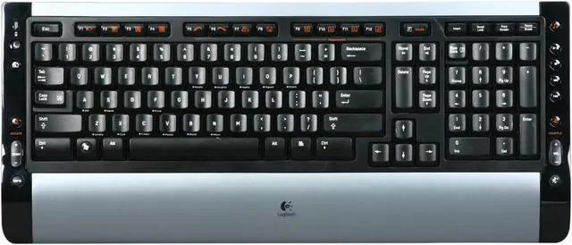 Alt view image 2 of 7 - Logitech LX 710 Laser Black 102 Normal Keys 18 Function Keys Cordless Standard Desktop