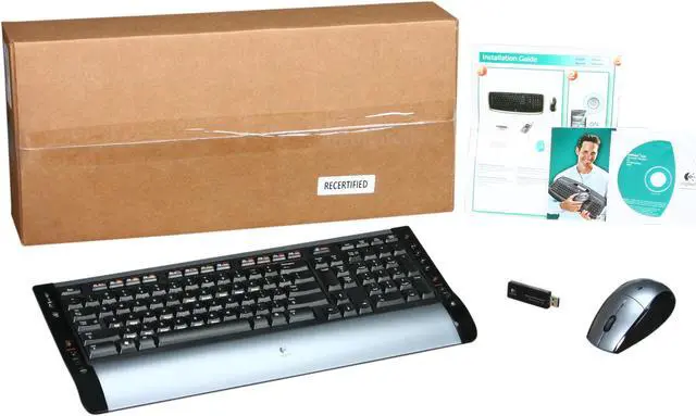 Alt view image 7 of 7 - Logitech LX 710 Laser Black 102 Normal Keys 18 Function Keys Cordless Standard Desktop