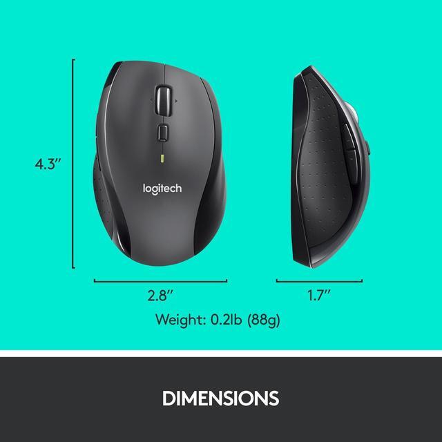 Alt view image 9 of 10 - Logitech MK710 Wireless Keyboard and Mouse Combo — Includes Keyboard and Mouse, Stylish Design, Built-In LCD Status Dashboard, Long Battery Life