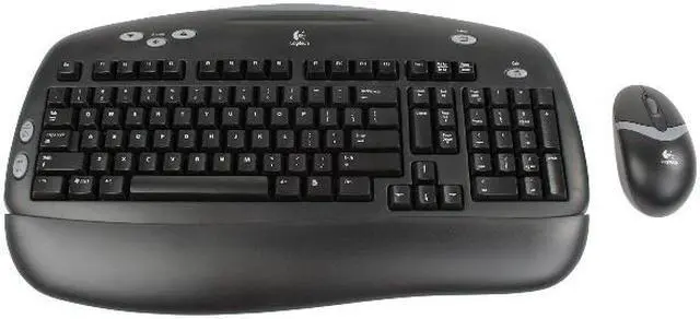 Main image of Logitech EX100 Black 102 Normal Keys Cordless Standard Desktop