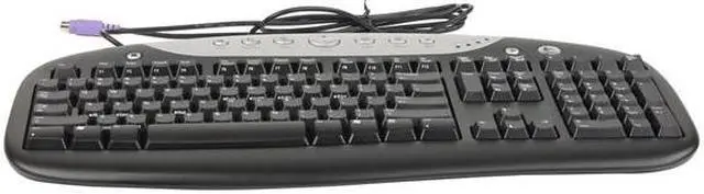Alt view image 2 of 4 - Logitech Office Internet Pro 967453-0403 Black 103 Normal Keys 11 Function keys Function Keys PS/2 Wired Standard Keyboard - OEM