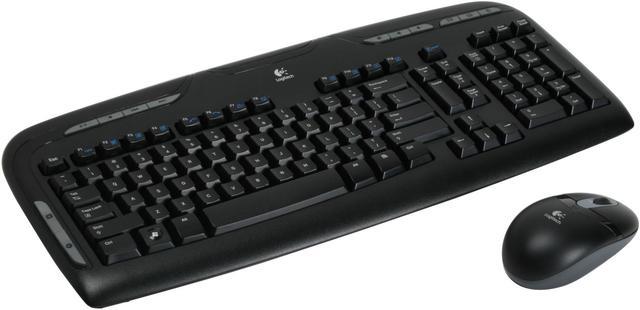 Logitech EX 110 Normal Keys 12 Function Keys Cordless Cordless Desktop Keyboard & Mouse Kit Keyboards - Newegg.com
