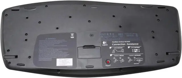 Alt view image 5 of 9 - Logitech MX3000 2-Tone 103 Normal Keys 34 Function Keys RF Wireless Standard Desktop Laser