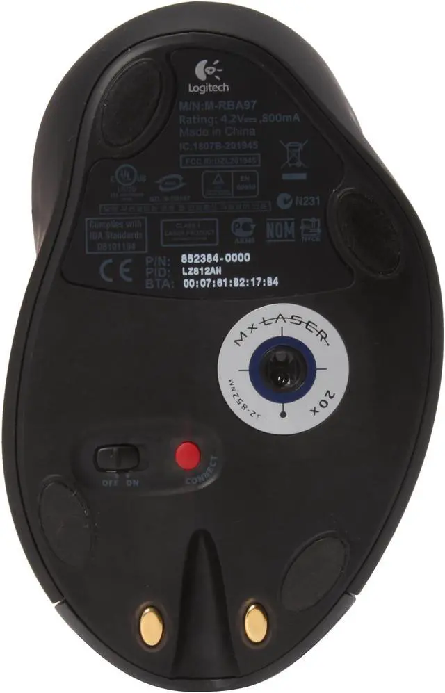 Alt view image 9 of 10 - Logitech 967562-0403 2-Tone 103 Normal Keys 15 Function Keys Bluetooth Wireless Slim diNovo Media Desktop Laser