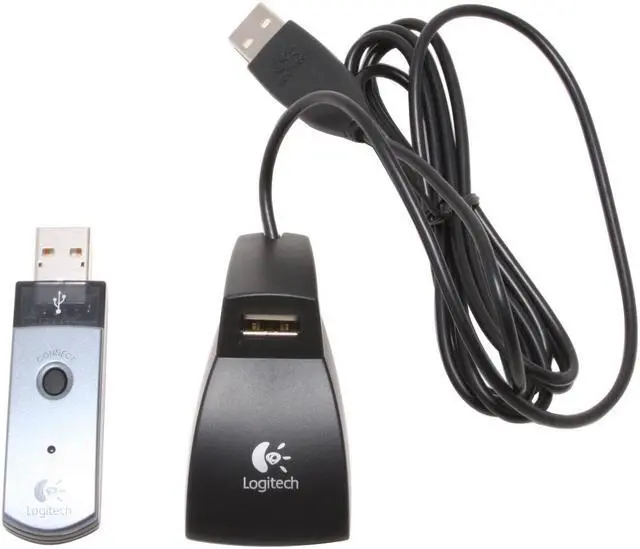 Alt view image 9 of 11 - Logitech 967555-0403 Silver & Black 104 Normal Keys 16 Function Keys RF Cordless Standard Desktop S 510 Media Remote