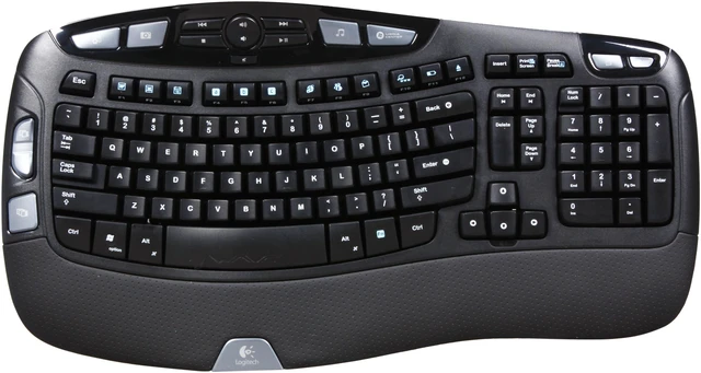 Logitect Normal Refurbished: Logitech 920-000264-R Black Cordless Desktop Wave - Newegg.ca