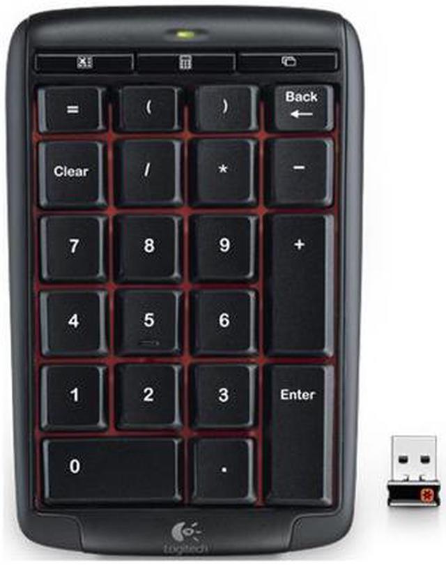 Alt view image 2 of 2 - Logitech N305 Wireless Keypad 920-001766 Black USB RF Wireless Mini Keyboard